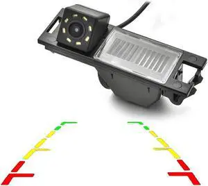 Vlicevrn HD 8 LED Car Rear View Camera Night Vision Backup Parking Camera Waterproof IP68 Vehicle Camera for Hyundai Tucson 2010~2015 / for Hyundai ix35 2009~2013