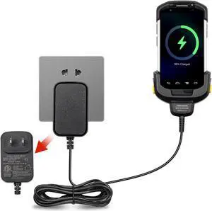 RLJT JIN TC77 Charger Power Cable, for Zebra Symbol TC70 TC72 TC70X TC75 TC75X TC77HL TC720L PDA Barcode Scanners Charger (with Power Supply) 5V 2A,Replace CHG-TC7X-CBL1-01.