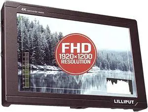 Lilliput FS7 7" 4K Camera Field Monitor with Metal Housing and Built-In Speaker, HDMI & 3G-SDI Input