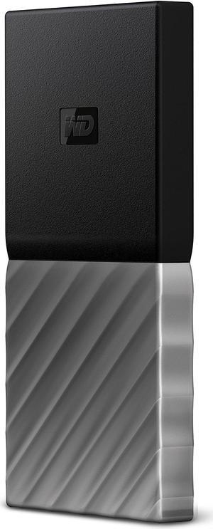 WD 512GB My Passport SSD Portable Storage - USB 3.1 - Black-Gray - WDBK3E5120PSL-WESN