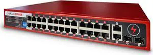 IPCamPower Unmanaged 24 Port POE Network Switch W/ 2 Gigabit Uplinks, POE+ 30 Watts per Port, 360 Watts Total Budget, UL Listed, TAA Compliant