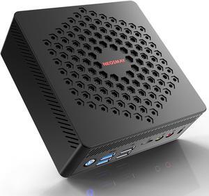 Fanless Mini PC for Intel 11th Gen Celeron N5105 up to 2.9GHz, Dual DDR4 Channel 16GB RAM 512GB SSD Micro Desktop Computer WiFi 5 Small Computer, Gigabit Ethernet, HD/DP/VGA Triple Display 4K