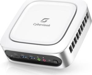 CyberGeek Mini Desktop Computer, 11th Gen Intel i9-11900H(8C/16T, Up to 4.9GHz), Small Gaming PC 32GB RAM 2TB PCIe SSD, Mini PC Dual LAN, 6 USB Ports, Wi-Fi 6, BT5.2, 4K Triple Display Mini Computer