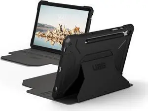 UAG Designed for Samsung Galaxy Tab S9 Case 11" 2023 SM-X710 Metropolis SE Black, Multi-Angle Kickstand Folio with Auto Wake/Sleep & S Pen Holder Rugged Protective Cover by URBAN ARMOR GEAR