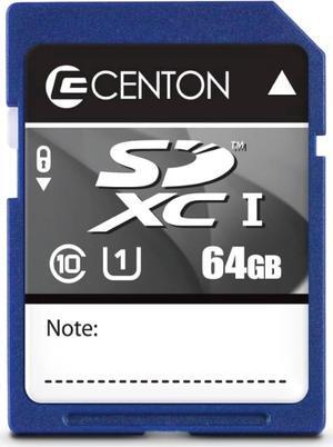 Centon Electronics MP Essential SDXC Card, Ultimate Memory Card for Phones, Tablets, Cameras, and More, UHS1, 64GB, 5 Bulk Pack