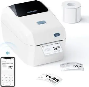 NIIMBOT Label Maker for Sticker Labels, K3 Label Printer Can Print Width 3.15 Inch Label Paper for Small Business and Home Office, Compatible with PC, 7 Android&3 iOS (White)