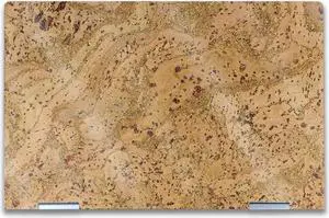 Glossy Glitter Laptop Skin Compatible with HP Envy x360 14" (2023) - Cork - Premium 3M Vinyl Protective Wrap Decal Cover - Easy to Apply | Crafted in The USA by MightySkins