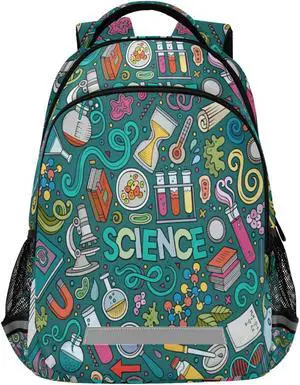 ALAZA Educational Science Items Backpacks Travel Laptop Daypack School Book Bag for Men Women Teens Kids