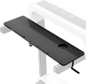 Beendou Universal Treadmill Desk, Ergonomic Platform Treadmill Laptop Desk for Notebooks, Tablets, MacBook, and More, Workstation for Treadmill Handlebars up to 31 inches with Cup Holder