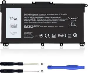 RUEMIU 50Wh WDX0R Laptop Battery Replacement for Dell Inspiron 13 15 5000 7000 Series 5570 7579 7378 5567 7573 5565 5379 5378 Latitude 3490 3590 3340 3400 3390 3500 3190 P69G 3CRH3 FW8KR CYMGM