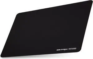 GITOPER G2 PRO Esports Gaming Mouse Pad-Soft Base Non-Slip with Smooth Surface Fabric Speed Type (Black)