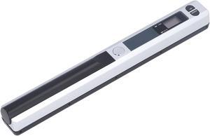 Portable Scanner, 900 DPI Handheld Photo Scanner for A4 Documents, JPG PDF Format, Wand Document Scanner, Uploads Images to Computer Via USB Cable (Silver)
