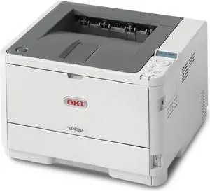 OKI B432dn Monochrome Printer 42ppm OKI Data (62444401) | Includes Jetset Software