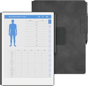 OLAIKE Magnetic Case for 11.8" Remarkable Paper Pro Color Paper Tablet (2024 Release), Slim Smart Premium PU Leather Book Folio with Pen Clasp, Bundle with Premium Membership (Gray)