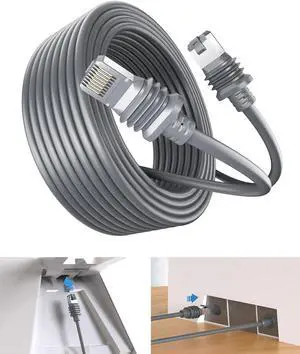 Starlink Gen 3 Cable 100 FT - Waterproof & Durable Ethernet Extension Cord, Replacement Accessory for Router, Indoor/Outdoor Use