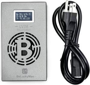 Generic Bitcoin Miner Lucky Miner LV06 BTC Lottery Machine 500GH/S BM1366 WiFi SHA-256 Asic Chip Algorithm BTC BCH BSV DGB