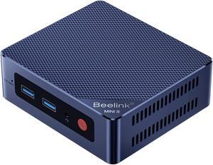 Beelink MINIS13 PRO Mini PC with Processor N150,16G DDR4 500G SSD Mini Desktop Computer, WiFi6, 1000M LAN, BT5.2 Dual HDMI Business Mini Computer