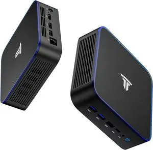 SRESNAIL Windows 11pro Mini PC, 16GB RAM & 512GB M.2 SSD Tiny Desktop Computer, Alder Lake N95 CPU, 4 Cores 4 Threads Mini PC, Support 2.4G & 5.0G WiFi, Gigabit Ethernet Black