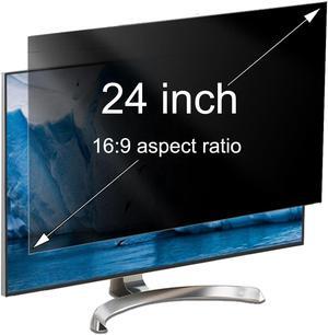 SUBDUEDLT 24 inch Screen Privacy Protector For Desktop,Anti-blue light, Anti-peeping, Anti-reflective, Double-sided Installation, Length-width Ratio Of 16:9 (Width & Height: 532mm & 299mm)