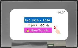 Screen Replacement for HP Elitebook 840 G8 845 G7 845 G8 P/N M36315-001 M36313-001 L72970-391 M07092-001 M07093-001 14.0" FHD 1920 * 1080 30 pin LCD Non-Touch Screen Display Panel