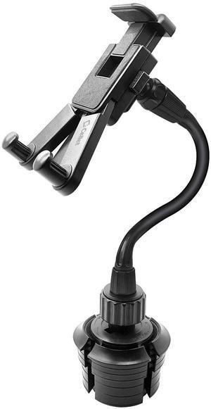 Cellet Tablet Mount with a Cup Holder Base Compatible for Apple iPad Pro 12.9, 11, 10.5, 9.7, Air, Mini, Samsung Galaxy Tab S8 S7 S6 S5 A/E  Kind Fire HD 10 8 Surface Go (Tablet Goose Neck)