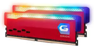 GeIL Orion RGB DDR4 RAM, 32GB (16GBx2) 3600MHz 1.35V XMP2.0, Intel/AMD Compatible, Long DIMM High Speed Desktop Memory, Hardcore Immersive Gaming/Multimedia Content Creation/Quality Live Streaming