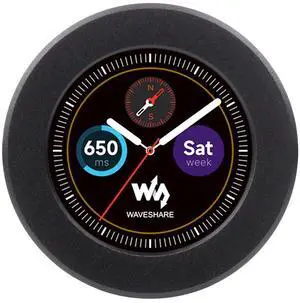 Waveshare RP2040 MCU Board, with 1.28inch Round LCD, Accelerometer and Gyroscope Sensor, with CNC Metal Case