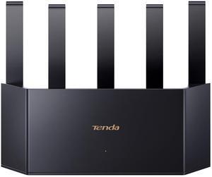 Tenda BE5100 Wi-Fi 7 Router - Dual Band Gigabit Router for Wireless Internet, 1x2.5G + 3x1G Ports, VPN Router, MLO, NFC, Easy Setup, Parental Control, Access Point Mode, Vertical WiFi Router(RE6L Pro)
