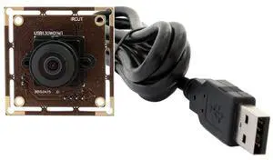 Magnolia 1.3MP USB Camera Module with 180 Degree Wide Angle Fisheye Lens, Low Light 0.01Lux HD Webcam AR0130 3D Printer Camera Embedded Industrial Webcam Board for Raspberry Pi,Jetson Nano,Mac