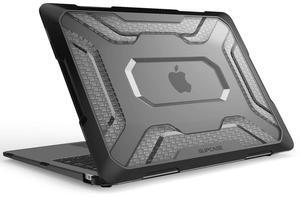 SUPCASE [Unicorn Beetle Series] Case for MacBook Air 13 Inch A1932 / A2179 / A2337 M1, Rubberized TPU Bumper Protective Cover for MacBook Air 13 Inch with Touch ID and Retina Display (Black/Frost)