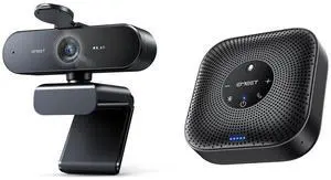 EMEET NOVA 4K PDAF Autofocus Webcam and M0 Plus Speakerphone