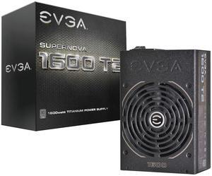 EVGA SuperNOVA 1600 T2 80+ TITANIUM, 1600W ECO Mode Fully Modular NVIDIA SLI and Crossfire Ready 10 Year Warranty Power Supply 220-T2-1600-X1