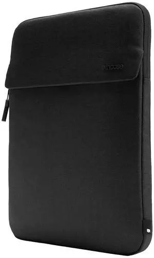 Incase Crosstown Sleeve with Woolenex - 16 Inch Laptop/MacBook Sleeve  Vertical Orientation, Cushioned Protection, Durable Construction, External Slip Pocket - Black