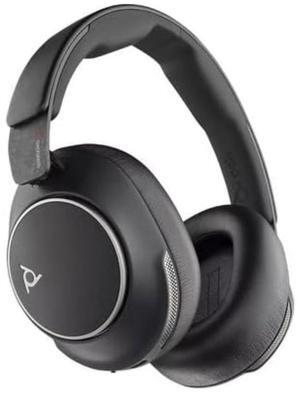 Poly (Plantronics + Polycom) Voyager Surround 80 UC,USB-C, USB-C/A Adapter, (VS80T, BT700C), Black, WW