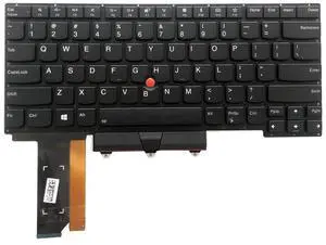 GinTai US Keyboard Replacement for Lenovo Thinkpad E14 GEN 1 / GEN 2 1TH 2TH 20T6 20T7 20RA 20RB SN20U63672-01 V185920BS1