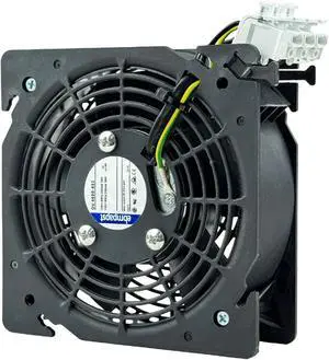 DV4600-492 Cabinet Compact Cooling Fan 115V 18/19W 220/240mA 12CM 120x120x38mm 3100RPM 2-Wire Axial Flow Fan for Rittal Cabinet