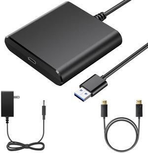 AOJAKI PSVR2 PC Adapter,PSVR2 PC Adapter&DisplayPort Cable-Expanded Library of Games That can be Played on PSVR2 (with PC Adapter),Includes: PSVR2 PC Adapter, Power Adapter, DP Cable