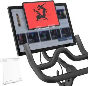 Crostice Tablet Holder Mount Compatible with Peloton Bike & Bike Plus & Row & Tread, Holder for iPad, Phone/Tablet Stand for Most Exercise Bicycle & Treadmill Accessories