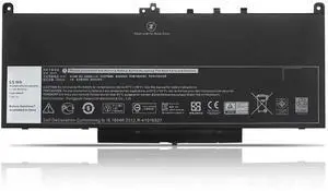 Hubei J60J5 R1V85 451-BBSX 451-BBSY 451-BBSU MC34Y 242WD PDNM2 0MC34Y Laptop Battery Replacement for Dell Latitude E7270 P26S001 E7470 P61G001 Series Notebook (7.6V 55Wh)