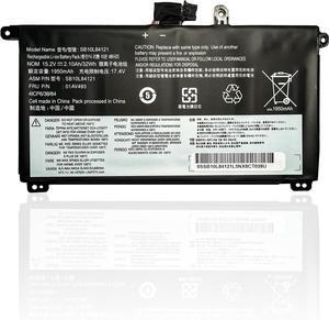 HBFVG 00UR891 00UR892 SB10L84122 00UR890 01AV493 SB10L84121 SB10L84123 Laptop Battery Replacement for Lenovo ThinkPad T570 T580 P51S P52S Series(15.28V 32Wh)