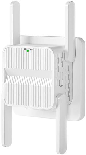 GEYILO AX1500 WiFi Extender Signal Booster for Home, Dual Band (5GHz/2.4GHz) WiFi Extender, Coverage Up to 15888 Sq.ft and 135 Devices, WiFi Repeater with Ethernet Port, 1200Mbps Signal Booster