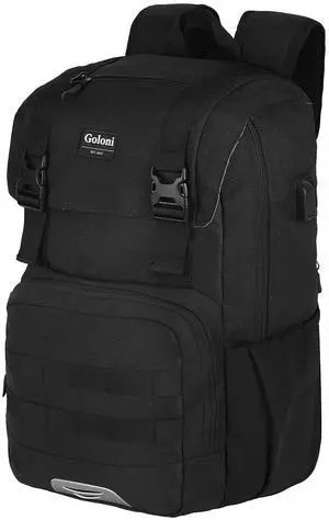 Travel Laptop Canvas Backpack Business Anti Theft Slim Durable with USB Charging Port, Water Resistant College School Computer Bag Gifts for Men & Women Fits 15.6 Inch Notebook