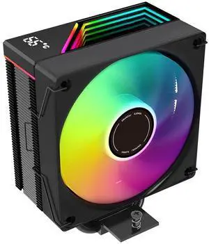 ICOLER KF420 Digital CPU Cooler, Infinite Mirror Digital Display,4 Heat Pipe Direct Touch Process, 220W TDP, Suitable for AMD AM4/AM5 & Intel LGA 1700/1200/115X