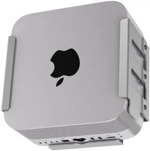 IFCASE Heat Dissipation Design Anti-Scratch Inner Aluminum Under Desk, Wall, Vesa Mount for Mac Studio M4 M3 M2 M1 Max/Ultra (Silver)