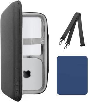 Musiin Premium Mac Case with Straps in Ultimate Protection Compatible with 2024 Mac Mini M4/Mac Mini M4 Pro Case, Travel-Ready for Magic Mouse, Magic Keyboard, Magic Trackpad and Accessories.