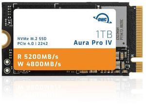 OWC 2.0TB Aura Pro IV, PCIe 4.0 NVMe M.2 2242 Solid-State Drive