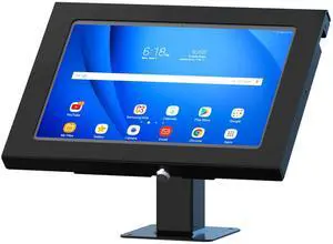TABcare Anti-Theft Security Metal Desktop Stand for MS Surface Go 1/2/3 with 360 Swivel & 180 Tilting Stand (Black)