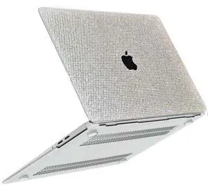 Teazgopx Bling Rhinestone Case for MacBook Air 13.6 inch M4/M3/M2 (Models:A3240/A3113/A2681) 2025 2024 2022 Release, Hand Glued Diamond Case Fashion Luxury Shiny Crystal Hard Shell