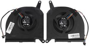 CPU+GPU Cooling Fan Replacement for Gigabyte Aorus 15G 15P 17G XB XC XD RX5G RX7G RP77 Aero 17 XA FNGS FNGT DFSCK22D05883Q DFSCM22716392Q DC12V 10mm tick