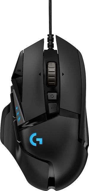Logitech G502 Hero Gaming Mouse (MR0076, 910-005571) - 25,600 DPI, 4K Video Capture